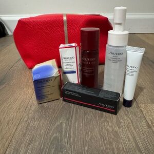 Shiseido Beauty Collection with Bold Red Bag